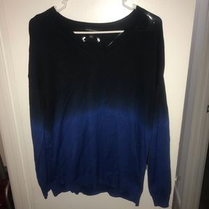 Rock and Republic Ombré sweater L NWT